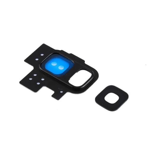 Copertura dell'obiettivo della fotocamera Samsung Galaxy S9/G9600 (10 pezzi) (Nero)