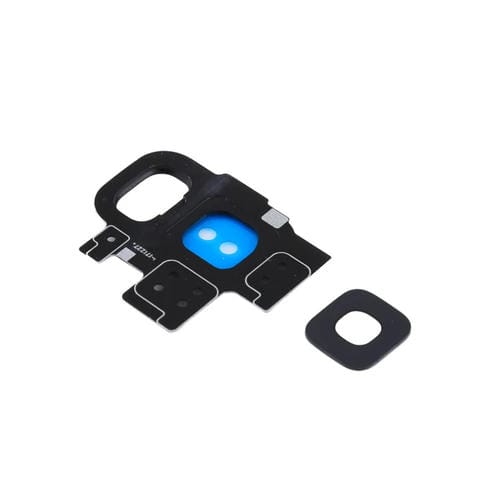 Copertura dell'obiettivo della fotocamera Samsung Galaxy S9/G9600 (10 pezzi) (Nero)