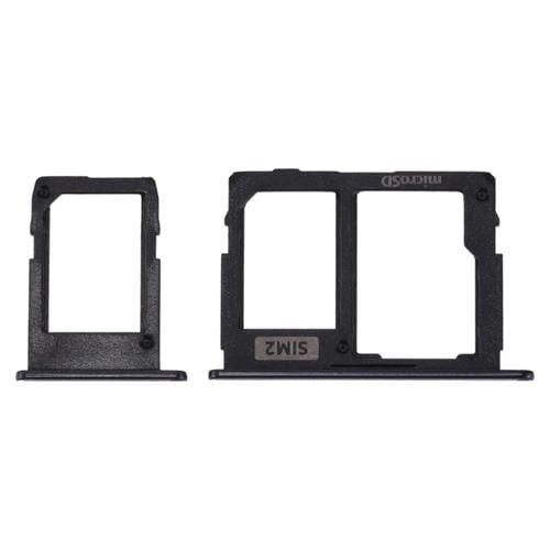 SIM-Karten- und Micro-SD-Kartenfach Samsung Galaxy J3/J5/J7 Single SIM/J330/J530/J730 (Schwarz)