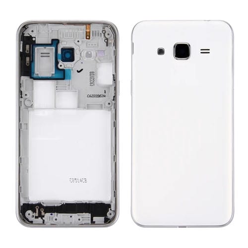 Coperchio posteriore della batteria e lunetta Samsung Galaxy J3 J320 (doppia SIM) (Bianco)
