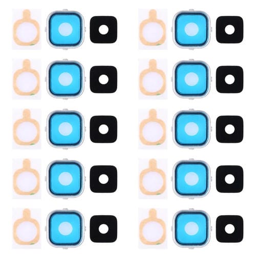 Bisel de Cámara Trasera y Lente Samsung Galaxy Alpha G850 con Pegatina (10 Piezas)