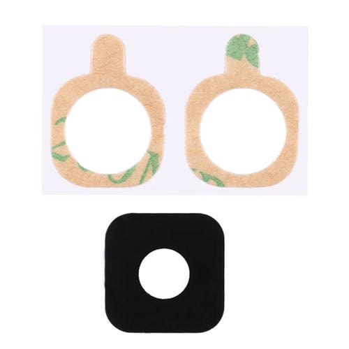 Copertura della lente della fotocamera posteriore Samsung Galaxy S6 Active / G890 con adesivo (10 pezzi)