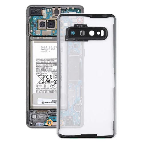 Back Cover Samsung Galaxy S10 G973 Battery Cover with Camera Lens (Transparent)