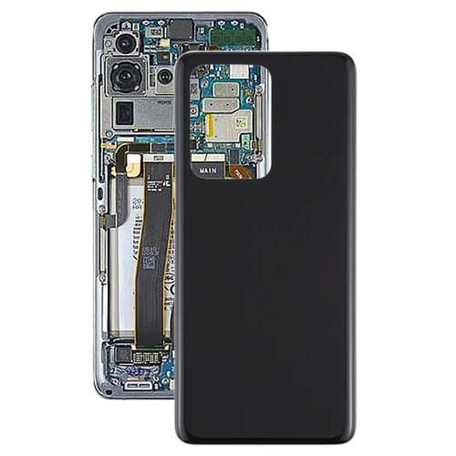 Rückseite der Batterieabdeckung Samsung Galaxy S20 Ultra (Schwarz)