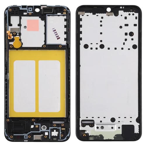 Frente do invólucro LCD Moldura Moldura Placa Samsung Galaxy A10e (Preto)