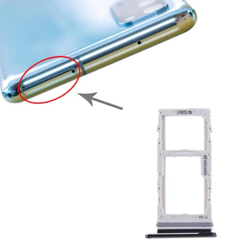 SIM-Karten- und Micro-SD-Kartenfach Samsung Galaxy S20 (Schwarz)