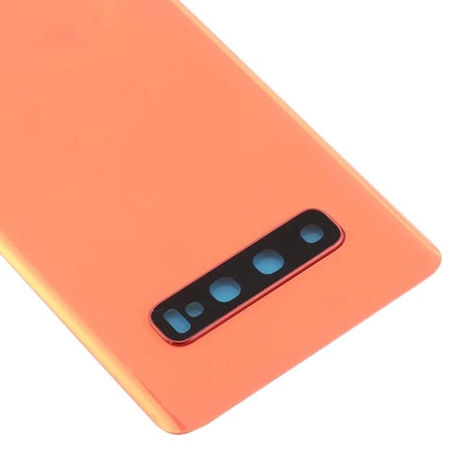 Tapa Trasera de Batería Samsung Galaxy S10 con Lente de Cámara (Rosa)