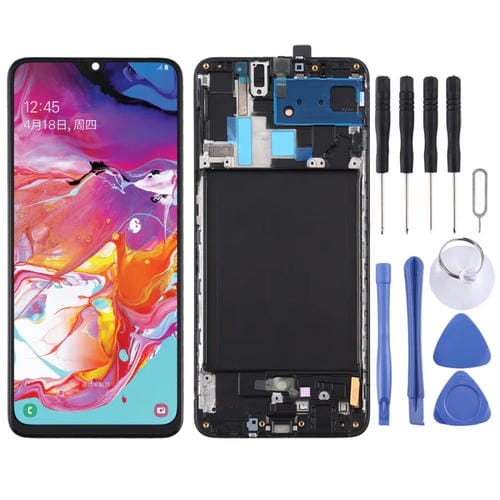 Pantalla Completa Original Super AMOLED Samsung Galaxy A70 con Marco