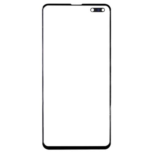 Glass Lens Outer Screen Samsung Galaxy S10 5G (Black) - Front