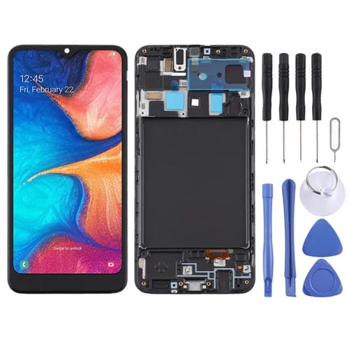 TFT LCD-Bildschirm Samsung Galaxy A20 SM-A205F (EU-Version) (Schwarz)