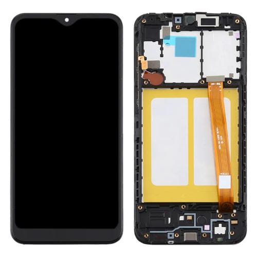 TFT LCD-Bildschirm Samsung Galaxy A20e mit Rahmen (Schwarz)
