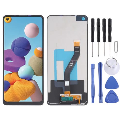 LCD-Bildschirm Super AMOLED Samsung Galaxy A21