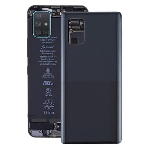 Rückseite der Batterieabdeckung Samsung Galaxy A51 5G SM-A516 (Schwarz)