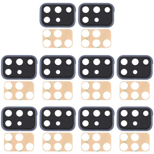 Copertura Obiettivo Fotocamera Samsung Galaxy A71 (10 Pezzi) (Nero)