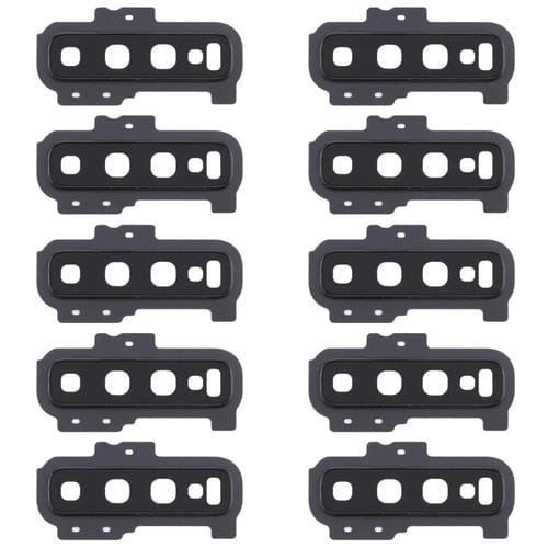 Tampa da Lente da Câmara Samsung Galaxy S10+ (10 Peças) (Preto)