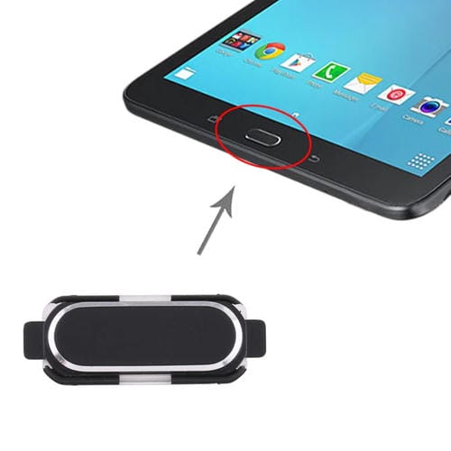 Tecla de Início Samsung Galaxy Tab E 9.6 SM-T560/T561/T567 (Preto)