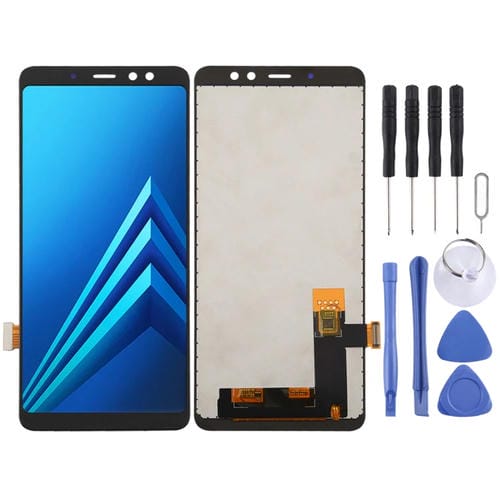Ecrã LCD Incell Samsung Galaxy A8+ A730F (Preto)