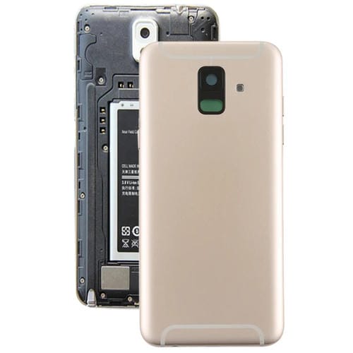 Back Cover Samsung Galaxy A6 / A600F with Side Keys and Camera Lens (Gold)