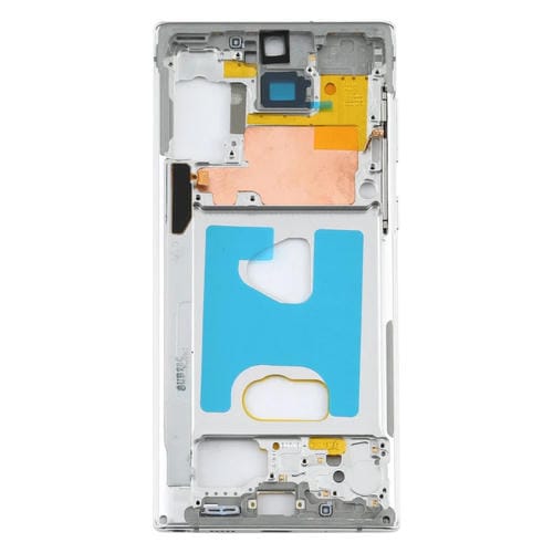 Placa de Bisel de Marco Medio Samsung Galaxy Note 10 5G SM-N971 (Prata)