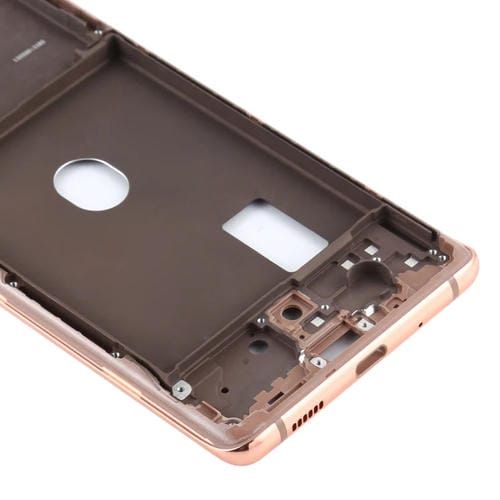 Marco Medio Bisel Placa Samsung Galaxy S20 FE (Dorado)