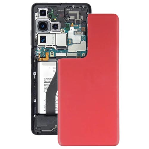 Couvercle arrière de batterie Samsung Galaxy S21 Ultra 5G (Rouge)