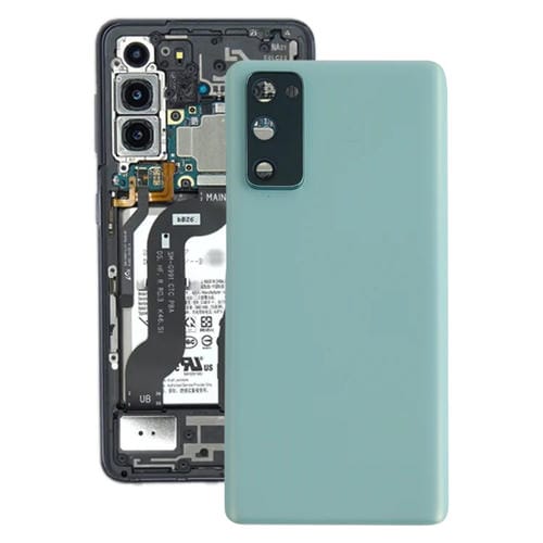 Couvercle arrière de batterie Samsung Galaxy S20 FE avec objectif de caméra (bleu)