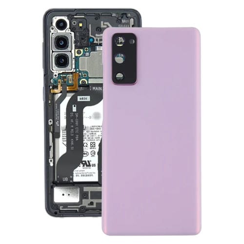 Couvercle arrière de la batterie Samsung Galaxy S20 FE avec objectif de caméra (violet)