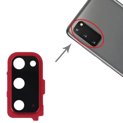 Camera Lens Cover Samsung Galaxy S20 (Red)