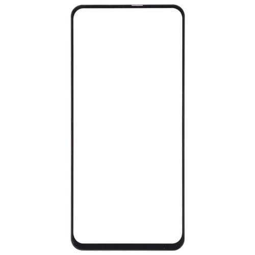 Obiettivo in vetro schermo esterno Samsung Galaxy A60 (10 pezzi) (Nero)