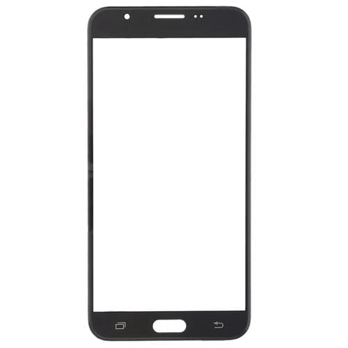 Verre de protection d'écran extérieur Samsung Galaxy J7 V/J727V/J727P (10 pièces) (Noir)
