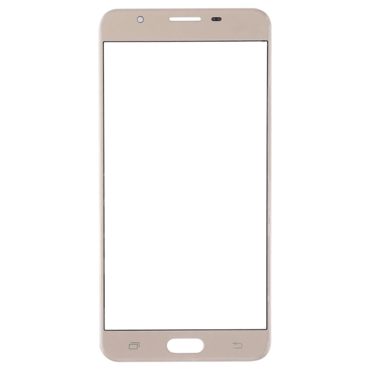 Objectif en verre Écran extérieur Samsung Galaxy J7 Prime On7 (Doré)