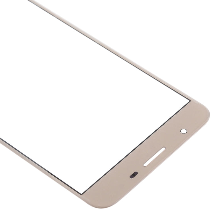 Objectif en verre Écran extérieur Samsung Galaxy J7 Prime On7 (Doré)