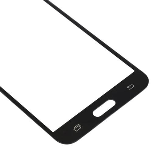 Glaslinse Samsung Galaxy J3 Frontbildschirm (10 Stück) (Schwarz)
