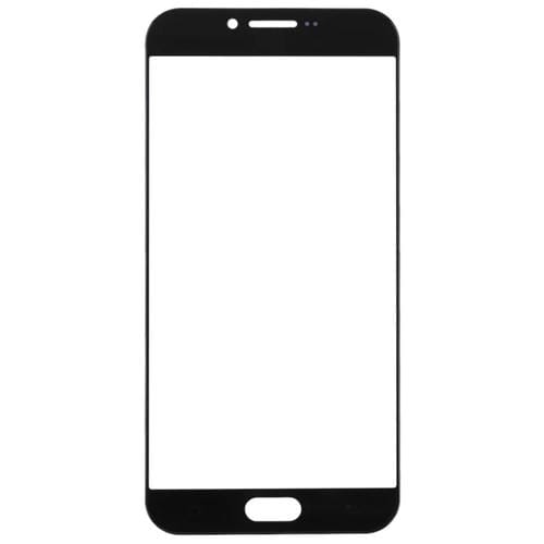 Lente de Vidro Ecrã Frontal Samsung Galaxy A8/A810, (10 Peças) (Preto)