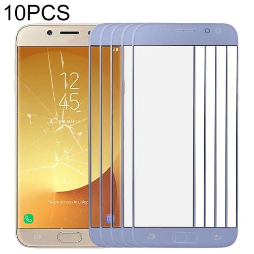 Obiettivo in vetro Schermo Samsung Galaxy J7 J730 (Blu) - Pacco di (10 pezzi)