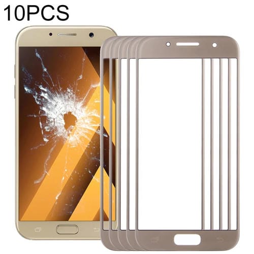Obiettivo in vetro Schermo frontale Samsung Galaxy A7 A720 (Oro) Confezione da (10 pezzi)