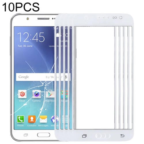 Außen-Glaslinse Display Samsung Galaxy J5/J500 (Weiß) - Packung von (10 Stück)
