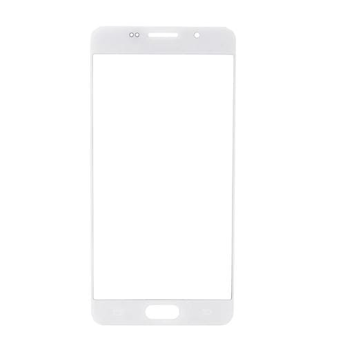 Obiettivo in vetro schermo esterno Samsung Galaxy A7 A710 (10 pezzi) (Bianco)