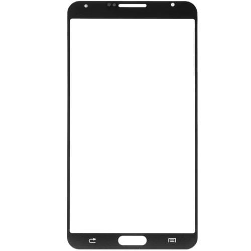 Schermo Frontale Samsung Galaxy Note 3/N9000 Vetro Esterno della Lente (Nero) - Pacco (10 Pezzi)