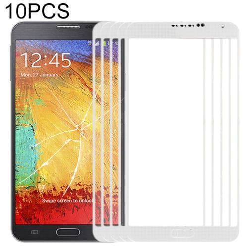 Front Glass Screen Samsung Galaxy Note 3/N9000 (White) 10pcs