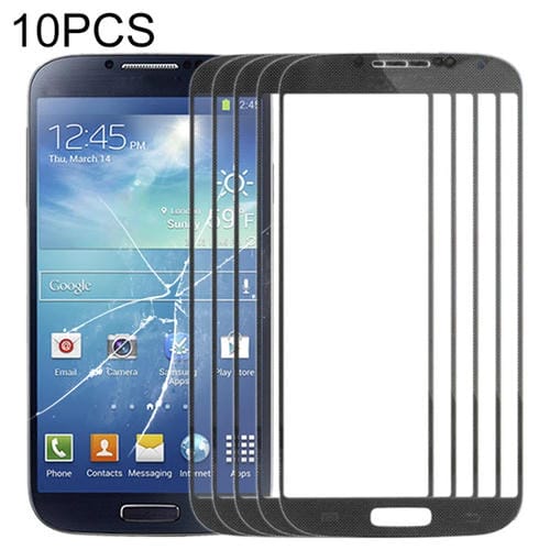 Écran frontal Lentille en verre Samsung Galaxy S4 i9500 (Noir) -