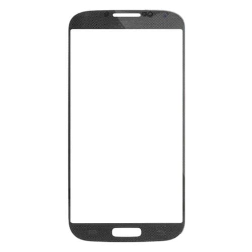 Écran frontal Lentille en verre Samsung Galaxy S4 i9500 (Noir) -