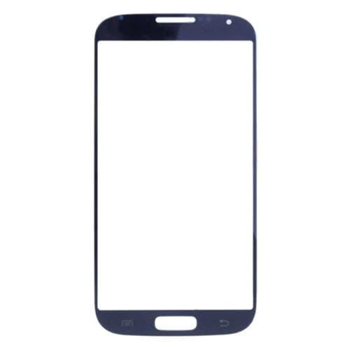 Écran frontal Lentille en verre Samsung Galaxy S4/i9500 (Bleu) (10pcs)