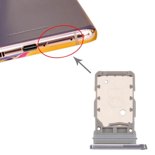 SIM-Kartenfach Samsung Galaxy S21/S21+/S21 Ultra (Blau)