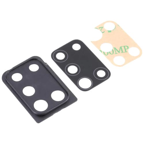 Kameraglasabdeckung Samsung Galaxy A21s SM-A217 (10 Stück) (Schwarz)