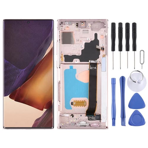 Ecrã LCD Super AMOLED Samsung Galaxy Note 20 Ultra SM-N986 5G com Moldura (Dourado)
