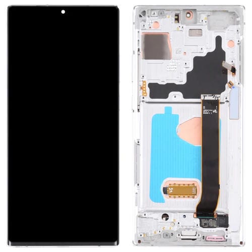 Ecrã LCD Super AMOLED Samsung Galaxy Note 20 Ultra SM-N986 5G com Moldura (Prateado)