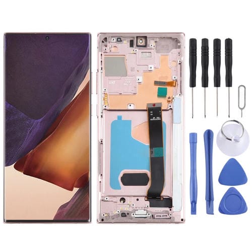 Ecrã LCD Super AMOLED Samsung Galaxy Note 20 Ultra 4G com Moldura (Ouro)