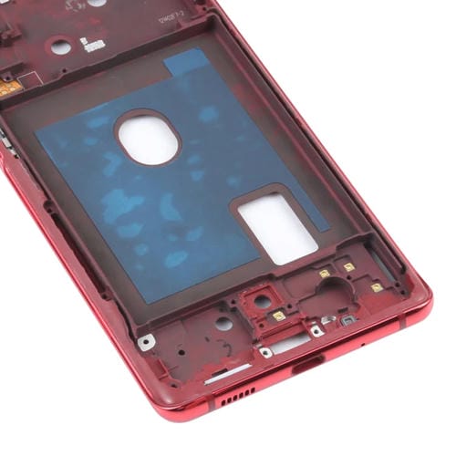 Cadre Moyen Biseauté avec Accessoires Samsung Galaxy S20 FE (Rouge)