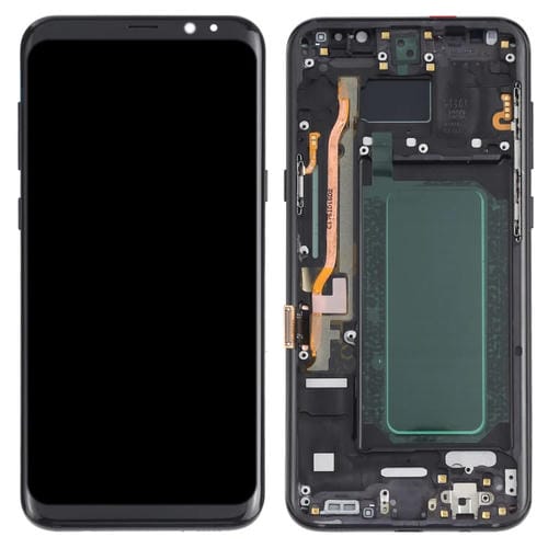 Pantalla Completa OLED Samsung Galaxy S8+ SM-G955 con Marco (Negro)